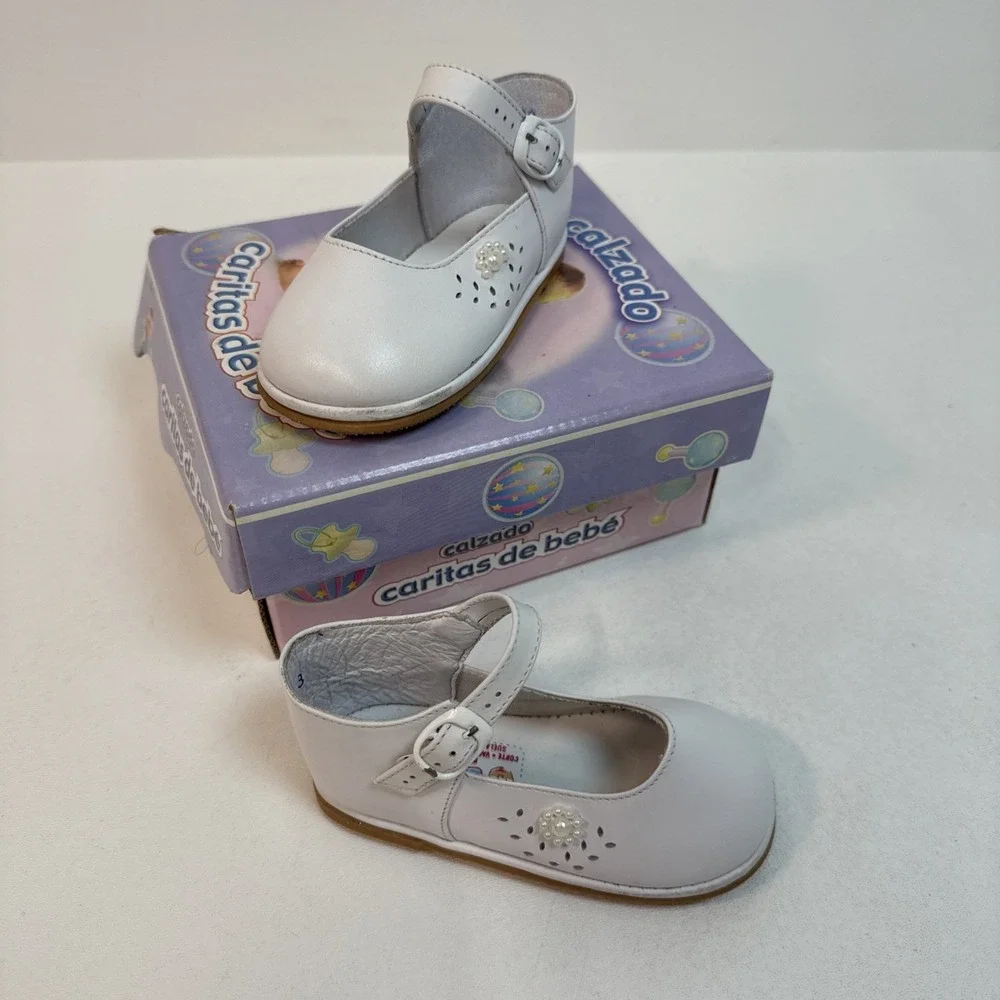Zapatos De Vestir Shoes Bebes 3 Calzados Blancos White Baby Baptism Bautismo